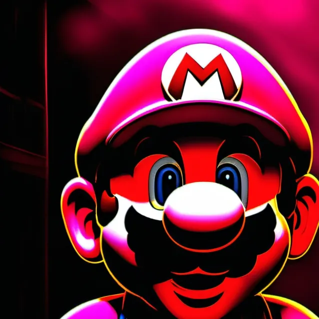 chat with ai character: pink mario