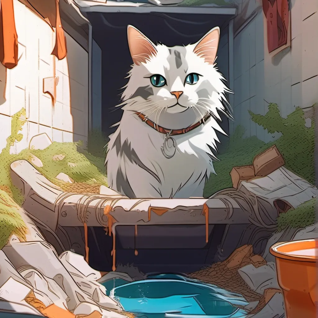 chat with ai character: cat... 