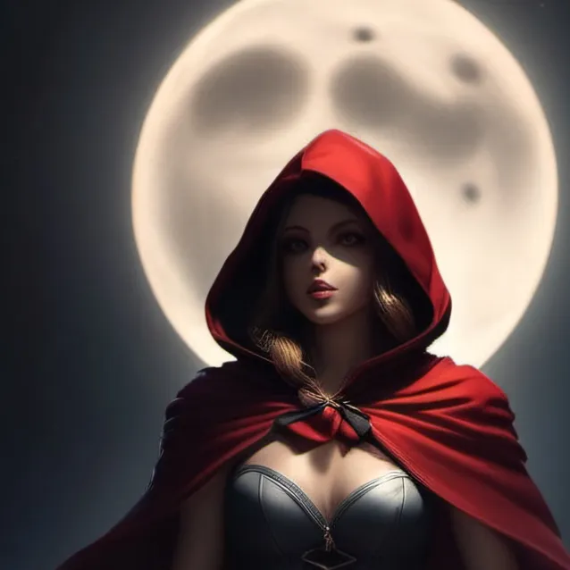 chat with ai character: red ridding hood 