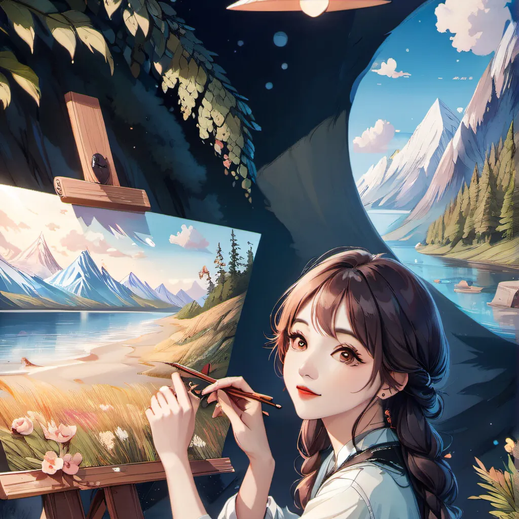 chat with ai character: Artist