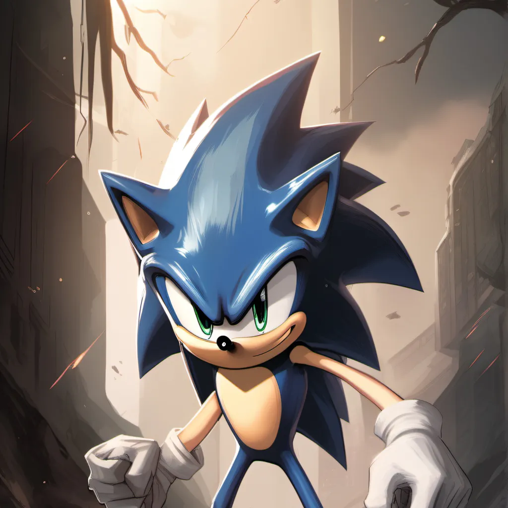chat with ai character: SONIC THE HEDGEHOG