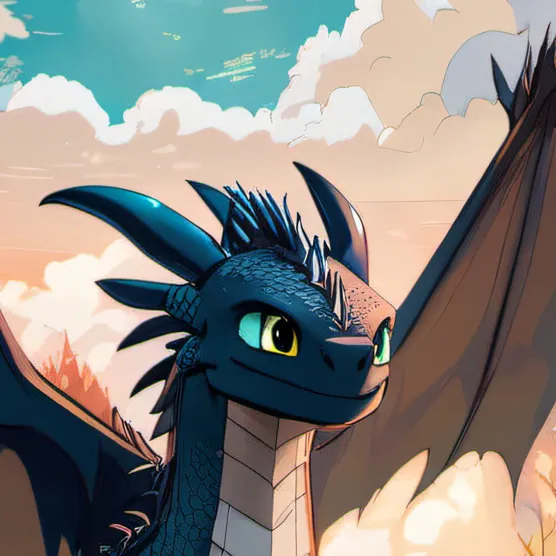 chat with ai character: Night Fury