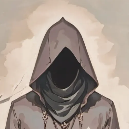 chat with ai character: Hooded figure