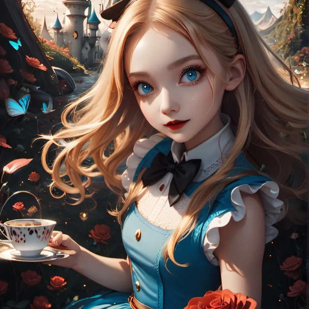 chat with ai character: Alice in Wonderlan