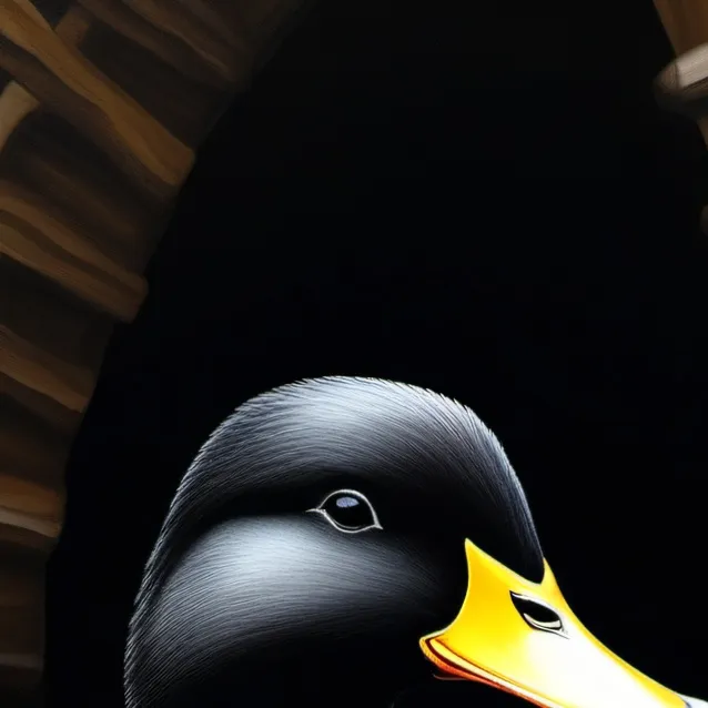 chat with ai character: Black duck