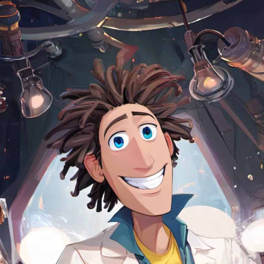 chat with ai character: Flint Lockwood