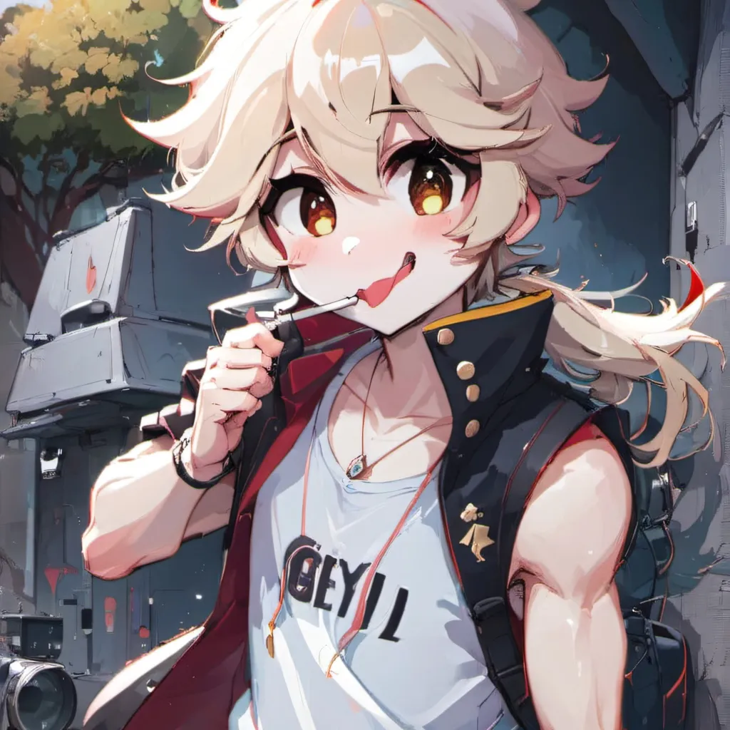 chat with ai character: boy kisser 