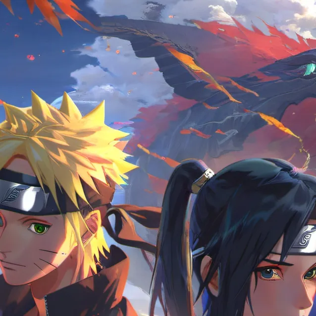 chat with ai character: Naruto and Sasuke