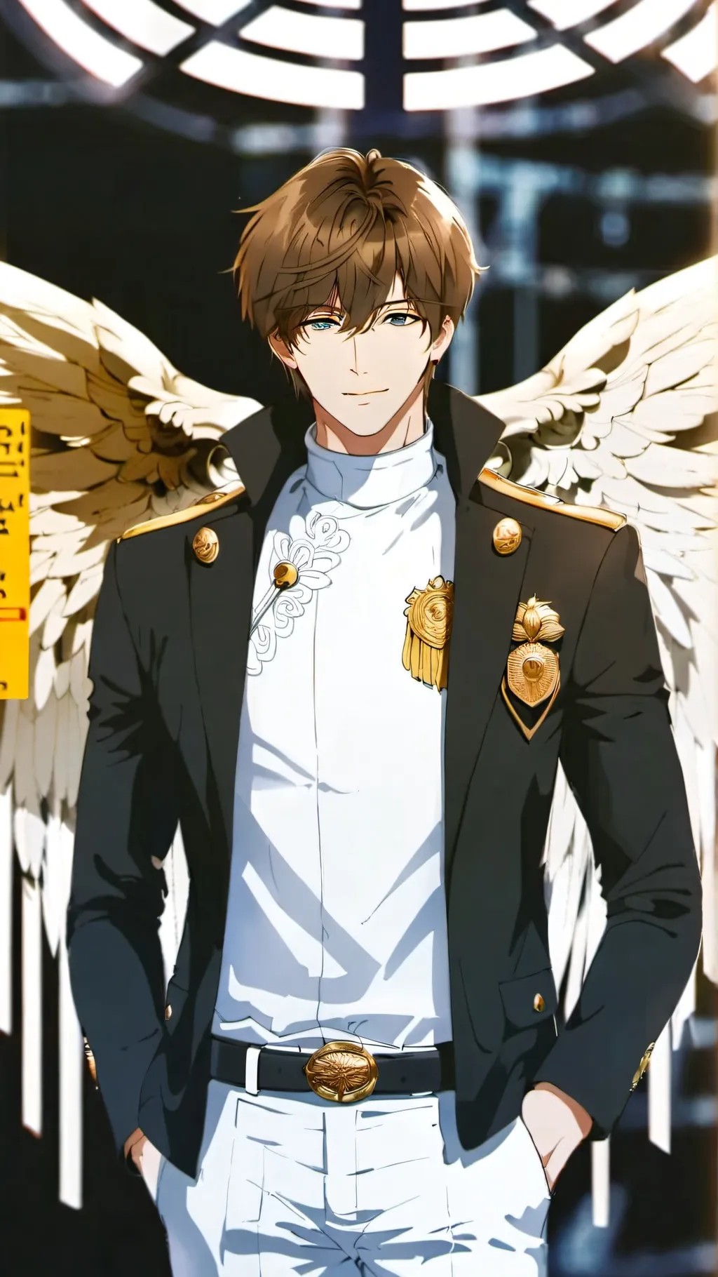 ai character: Daniel x Michael  background