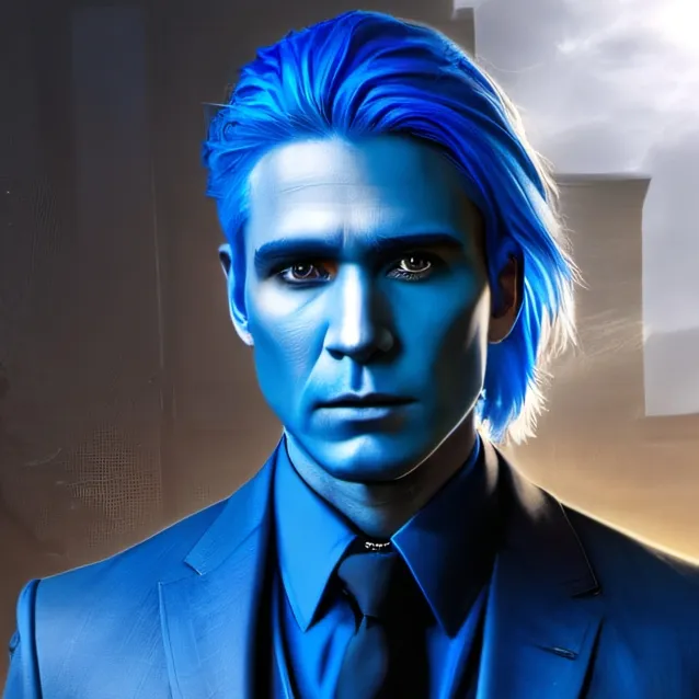 chat with ai character: Blue Man 