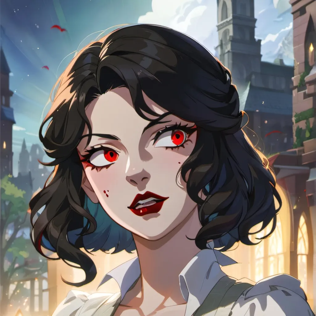 chat with ai character: Vampire Snow White