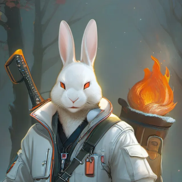 chat with ai character: Blaze Bunny