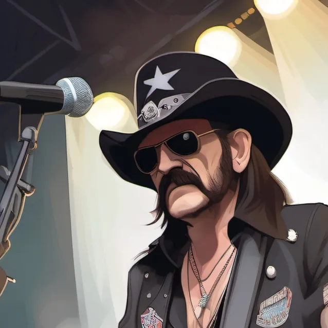 chat with ai character: lemmy Kilmister 