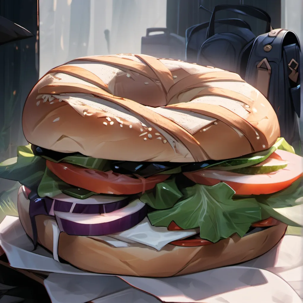 chat with ai character: Bagle sandwich 