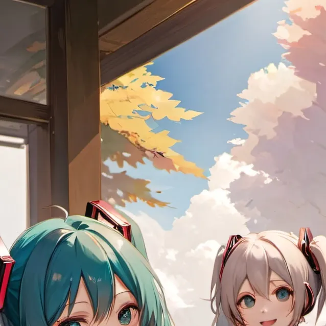 chat with ai character: both mikus