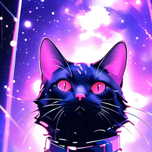 chat with ai character: space cat