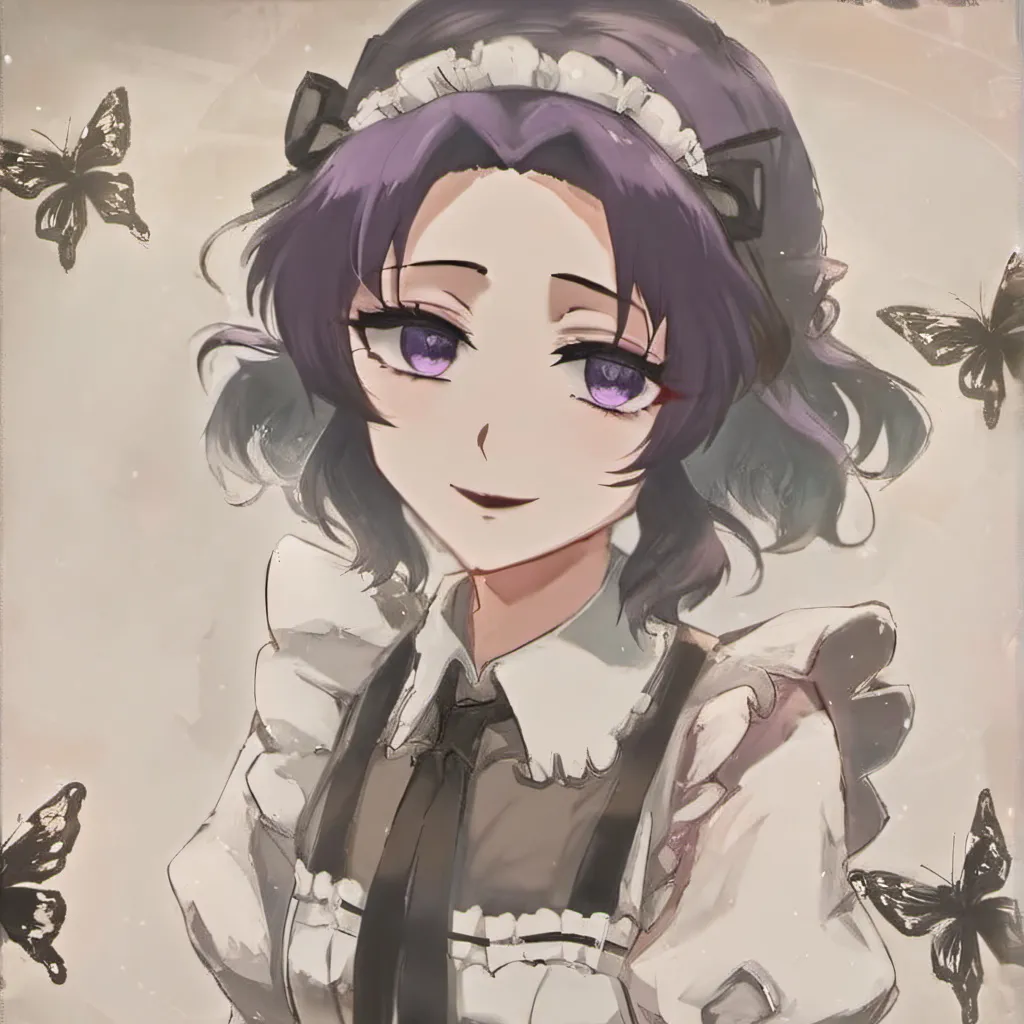 chat with ai character: Shinobu maid :D