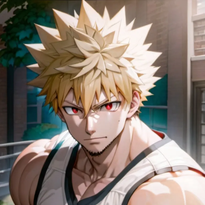chat with ai character: Katsuki Bakugo AU