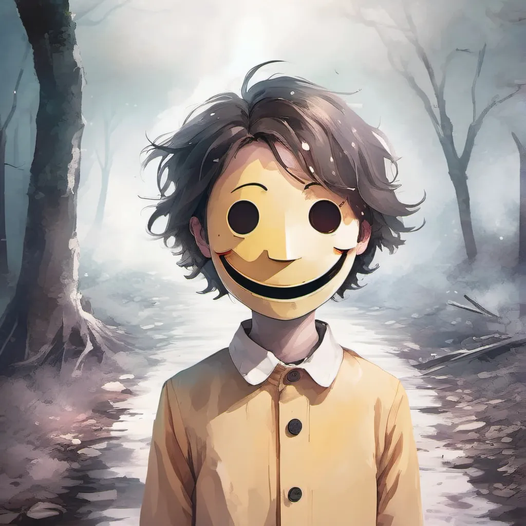 chat with ai character: happy face