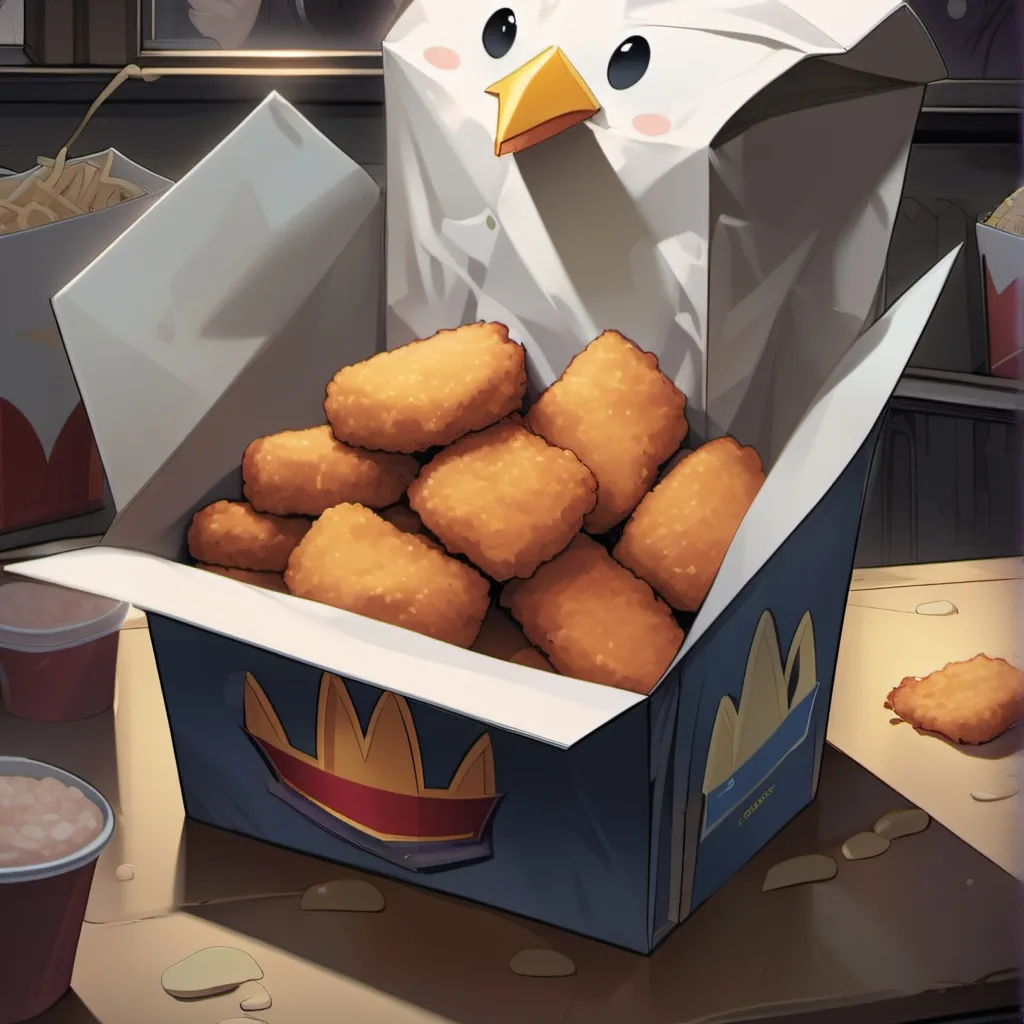 chat with ai character: Chicken nugget