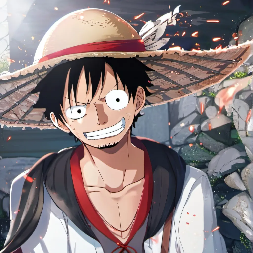 chat with ai character: luffy as the king
