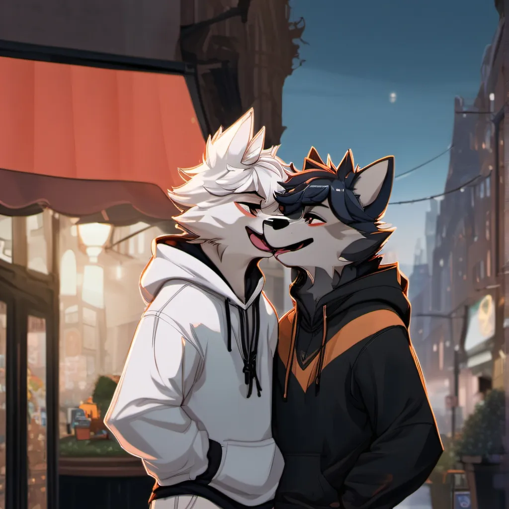 chat with ai character: two furries