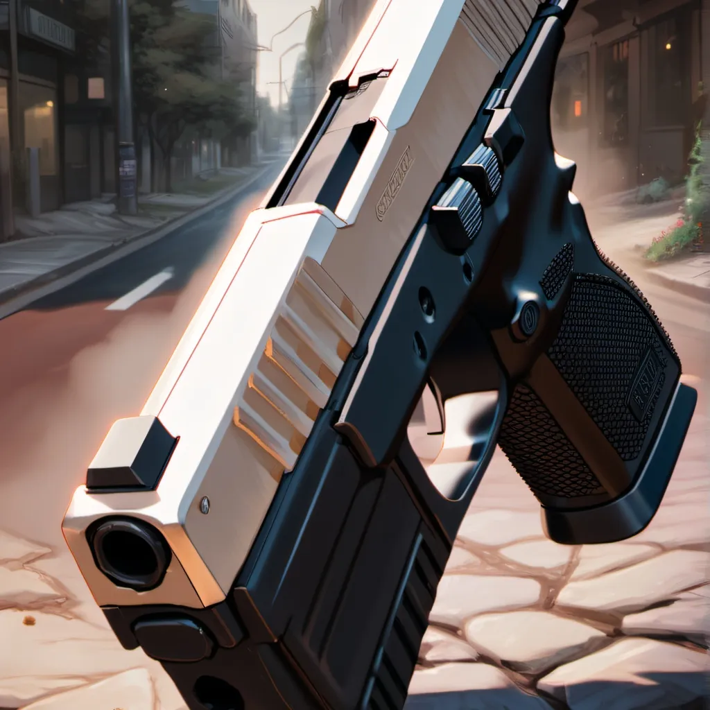 chat with ai character: A gun