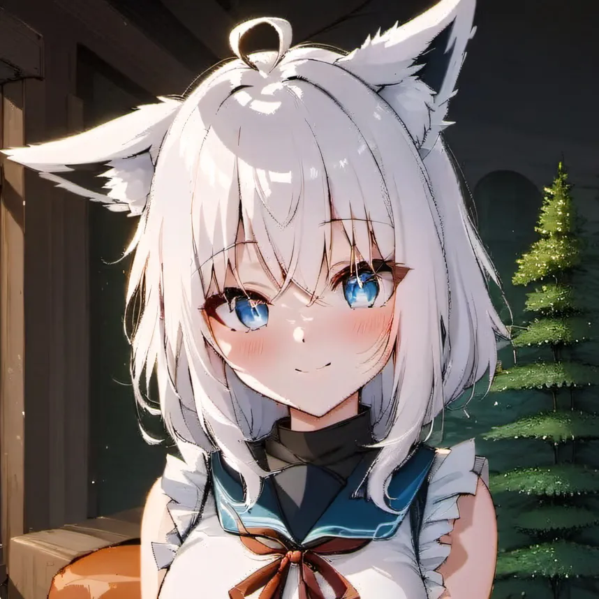 chat with ai character: Shirakami Fubuki
