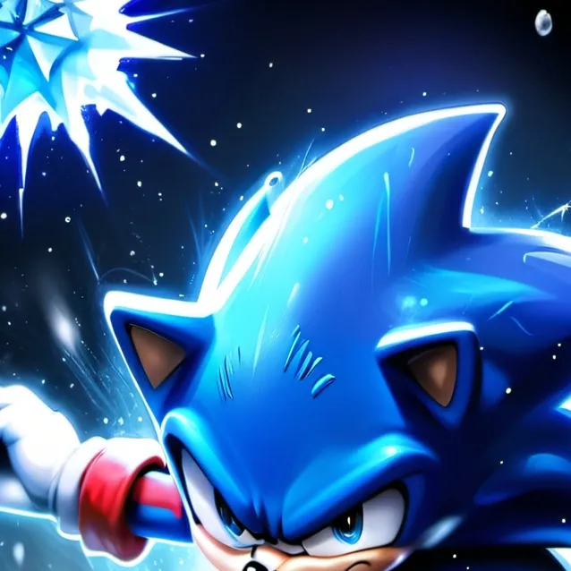 chat with ai character: ice super Sonic