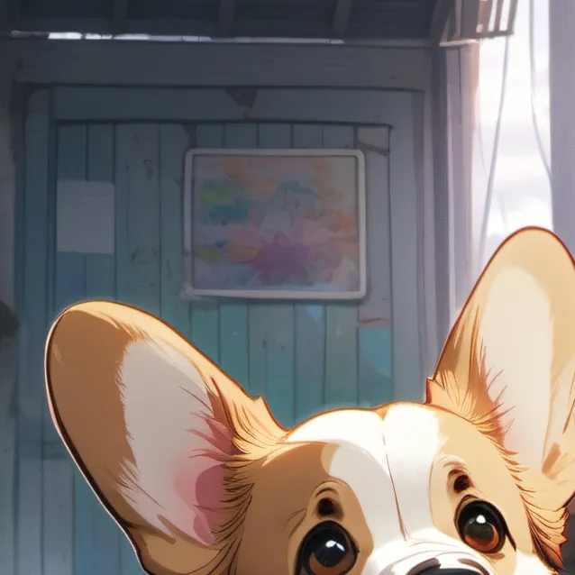 chat with ai character: Molly  the corgi
