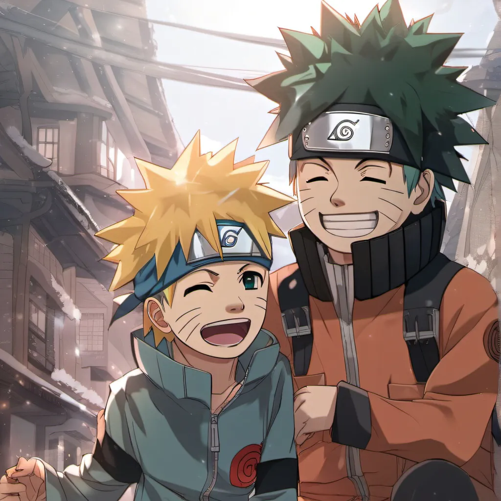 chat with ai character: Naruto and Deku