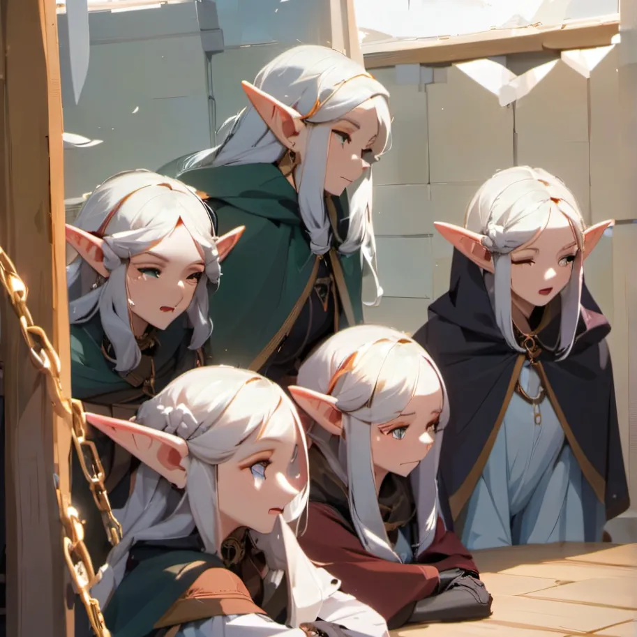 chat with ai character: elf harem
