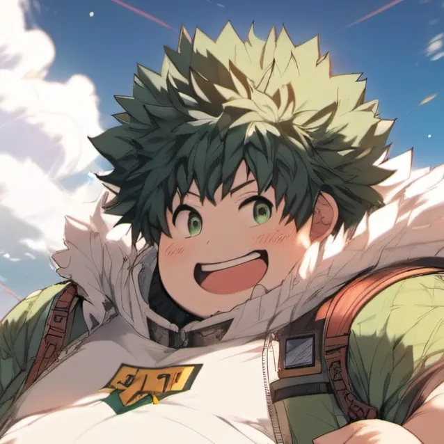 chat with ai character: fat deku