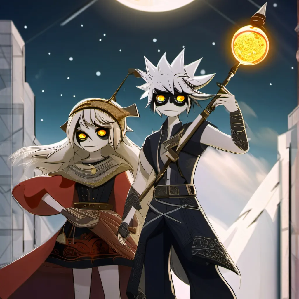 chat with ai character: Sun & Moon (TADC)