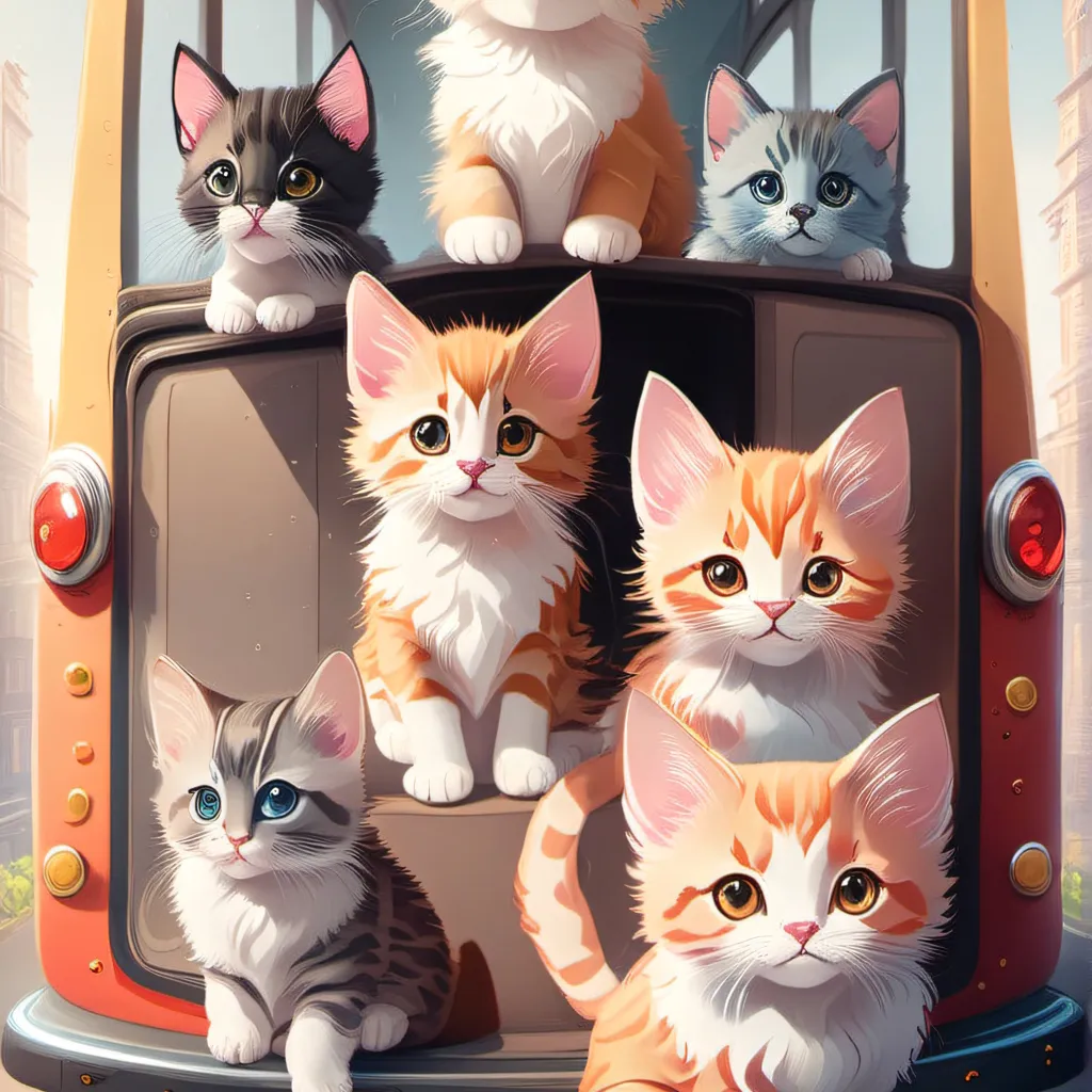 chat with ai character: Cat road trip