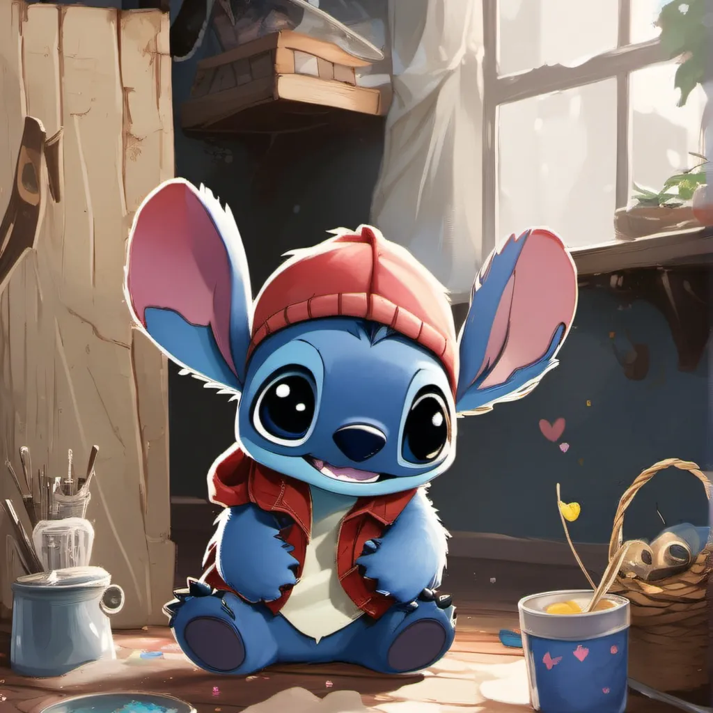 chat with ai character: Stitch