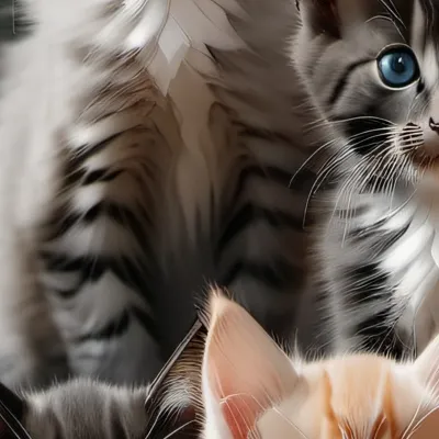 chat with ai character: 5 kittens