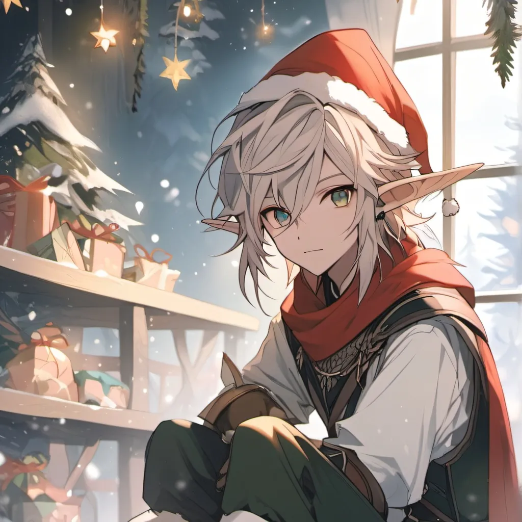 chat with ai character: Buddy elf on a sel