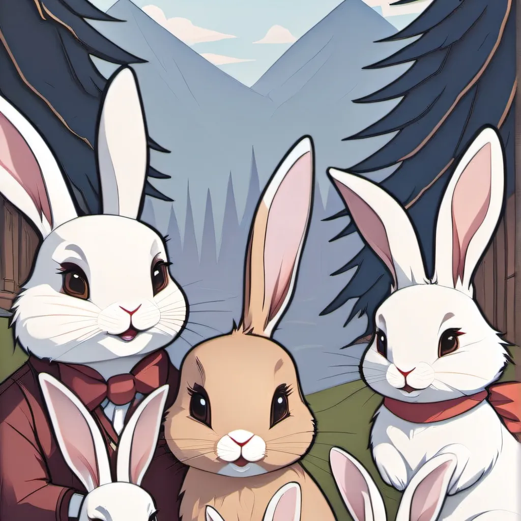 chat with ai character: the bunny family 
