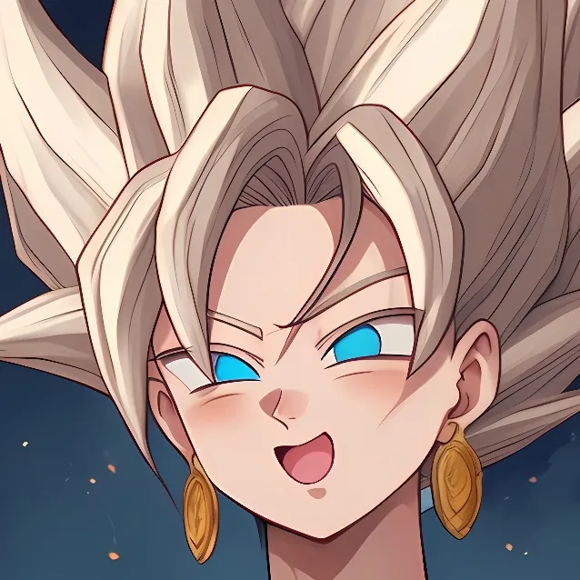 chat with ai character: Female vegito