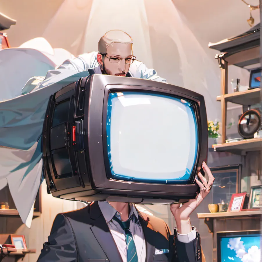 chat with ai character: Tv man