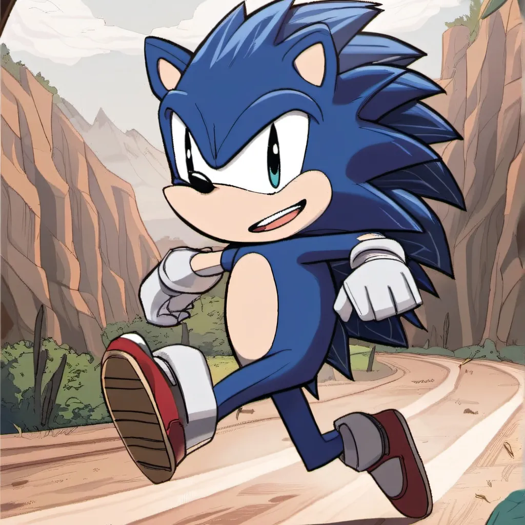 chat with ai character: Sonic the hedgehog