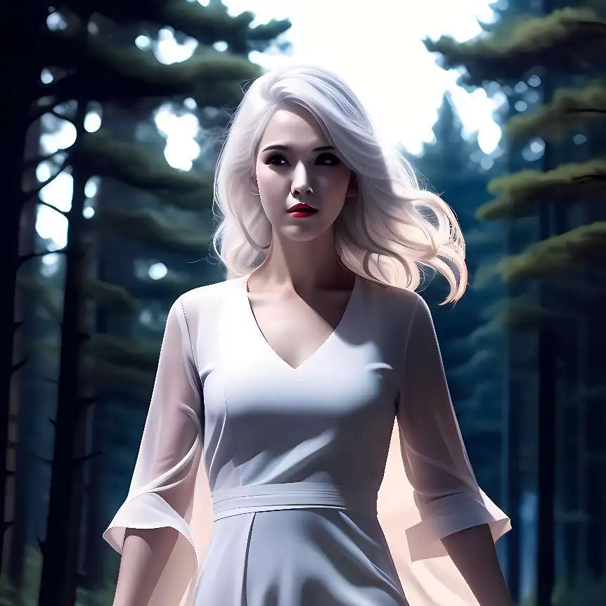 chat with ai character: Woman in White