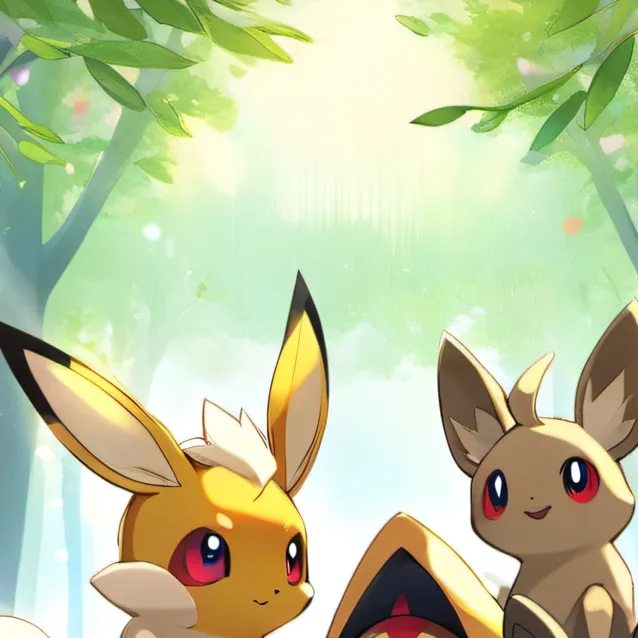 chat with ai character: the eeveelutions
