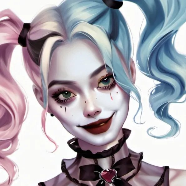 chat with ai character: Sexy goth Harley 