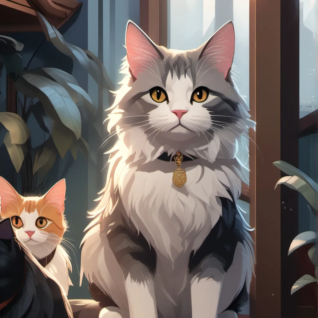 chat with ai character: your old cat