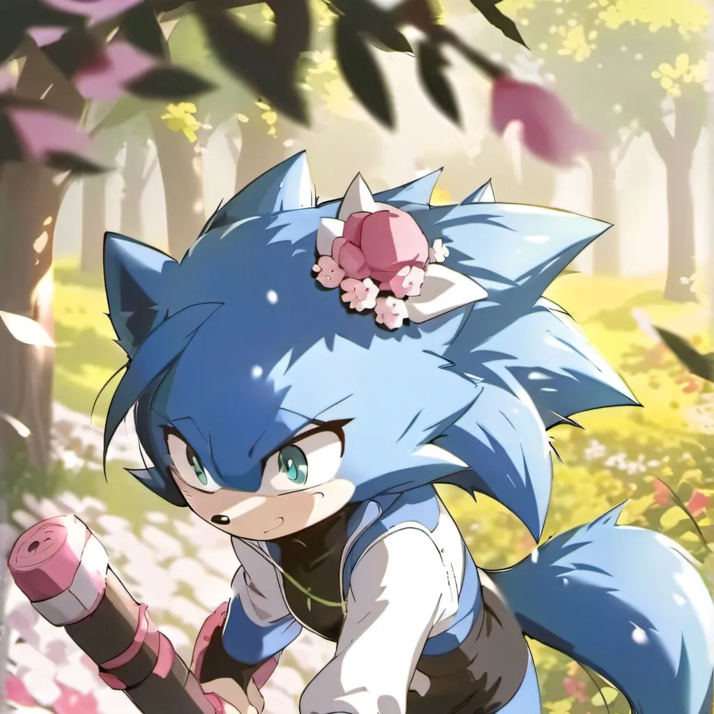 chat with ai character: Sonic (femboy)