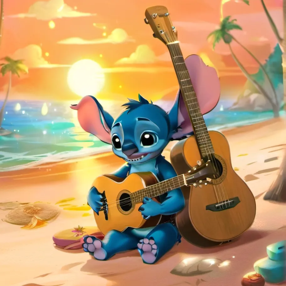 chat with ai character: Stitch