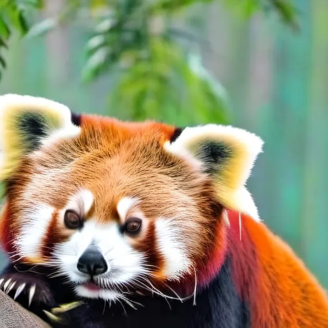 chat with ai character: Red panda boi