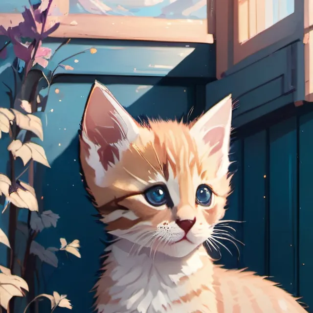 chat with ai character: 1 year old kitten